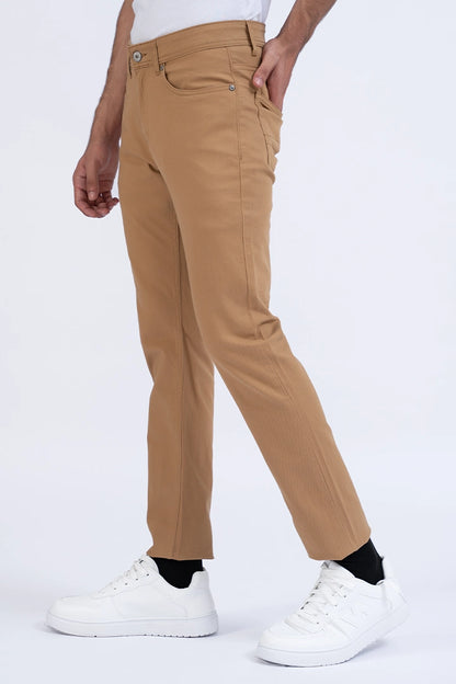 Khaki Slim Fit  5 Pocket Pants Men 5-Pocket Fall 2024 COUGAR- (Men Fall 2024)   