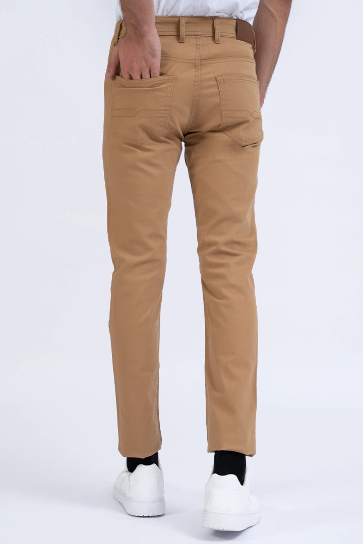 Khaki Slim Fit  5 Pocket Pants Men 5-Pocket Fall 2024 COUGAR- (Men Fall 2024)   