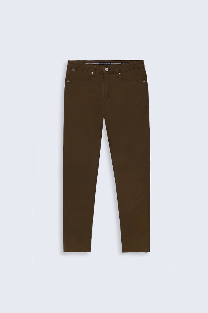 Camel Slim Fit 5 Pocket Pants Men 5-Pocket Fall 2024 COUGAR- (Men Fall 2024) 30 Camel 