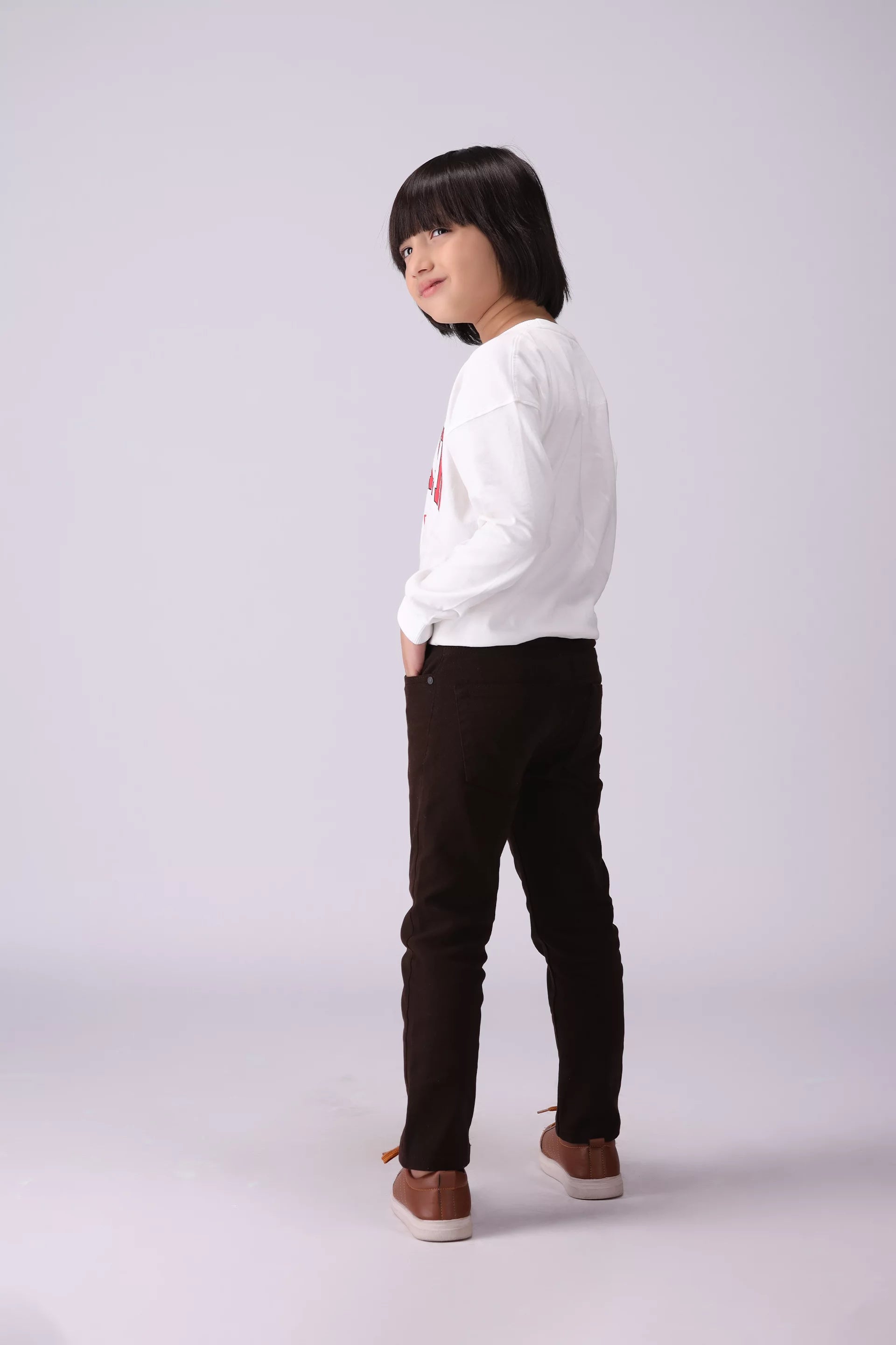 Slim Fit 5 Pocket Jeans Boy 5-Pocket Fall 2024 COUGAR- (Boy Junior Fall 2024)   