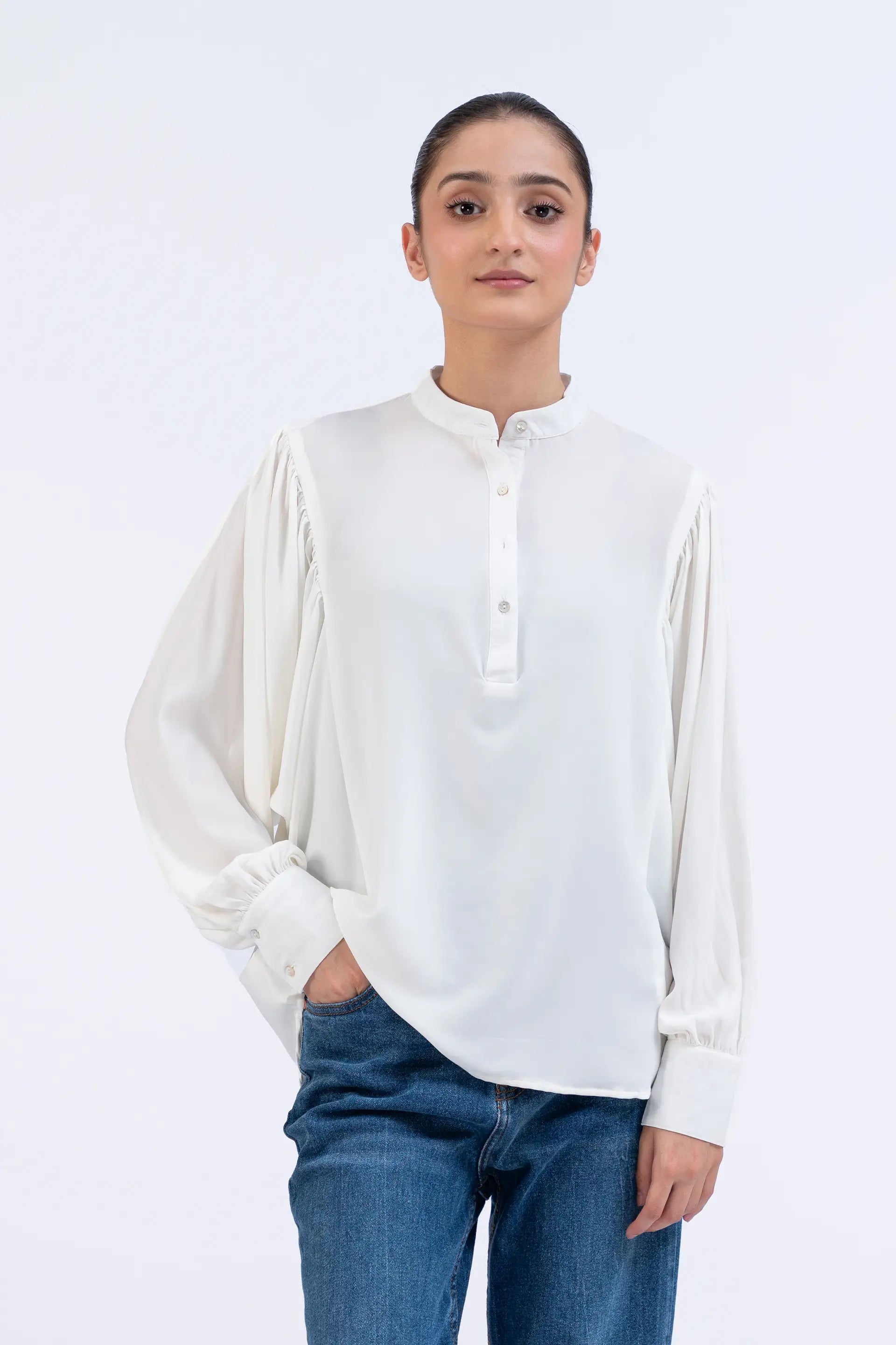 Long sleeve baggy tops best sale