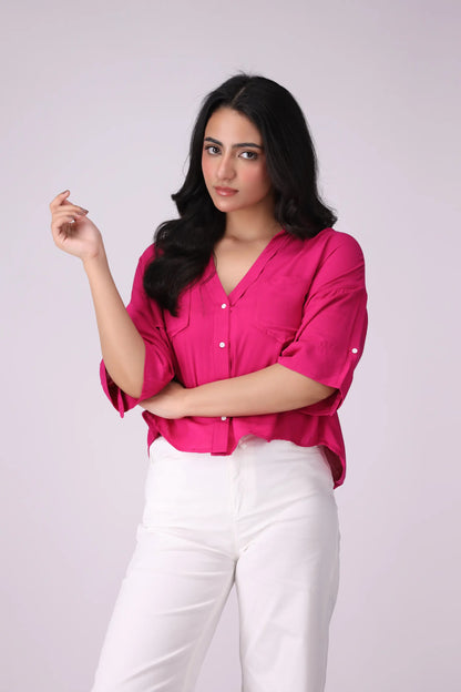 Shirt With Patch Pockets Women Shirt COUGAR (S V-1 2025)