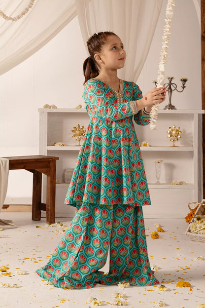 2 PC- Printed Lawn Suit Girl 2PC COUGAR Girl (S V-2 2025)