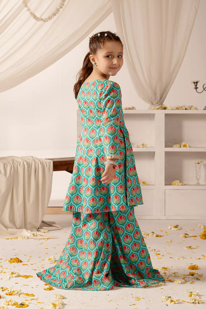 2 PC- Printed Lawn Suit Girl 2PC COUGAR Girl (S V-2 2025)