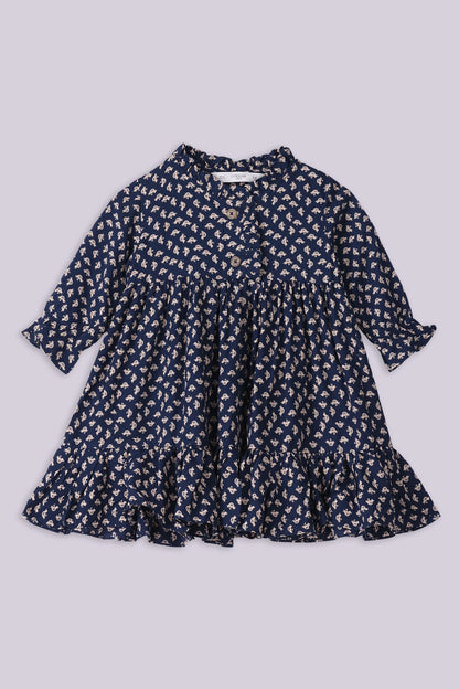 Printed Ruffle Top