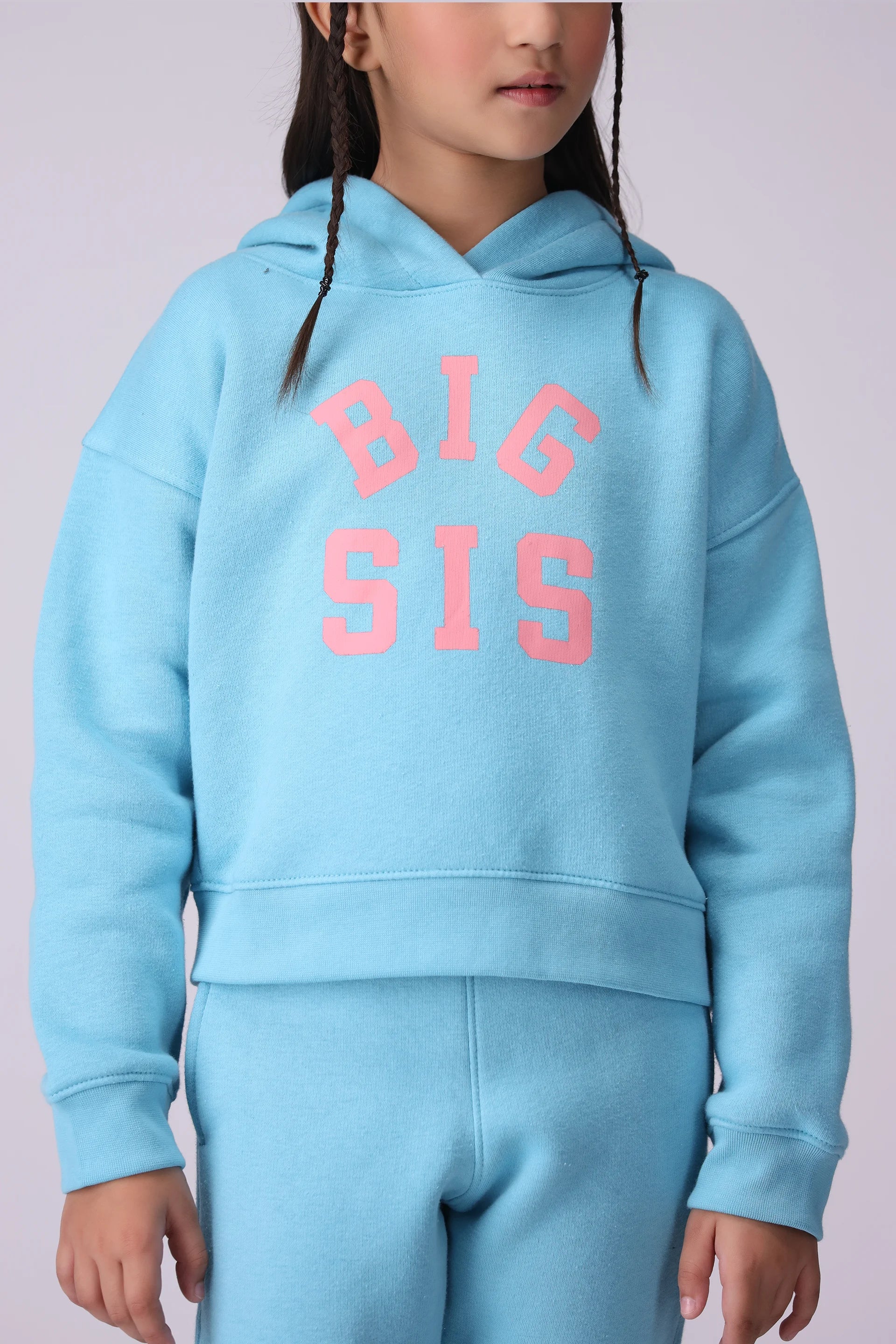 BIG SIS Hoodie Girl Hood Winter 2024 COUGAR- (Girl Junior Winter 2024)   