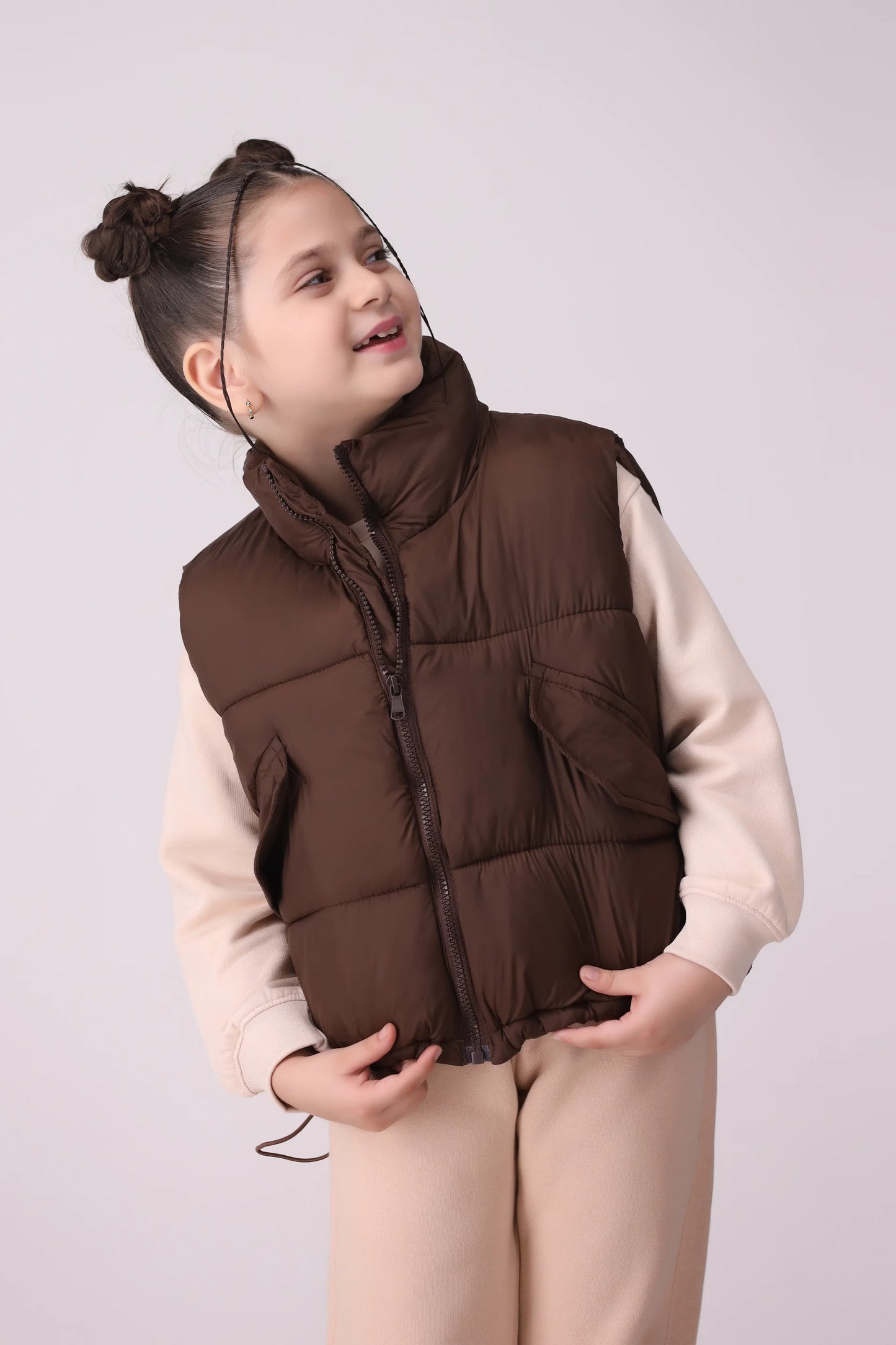 Puffer Down Jacket Girl Jacket Winter 2024 COUGAR- (Girl Junior Winter 2024)