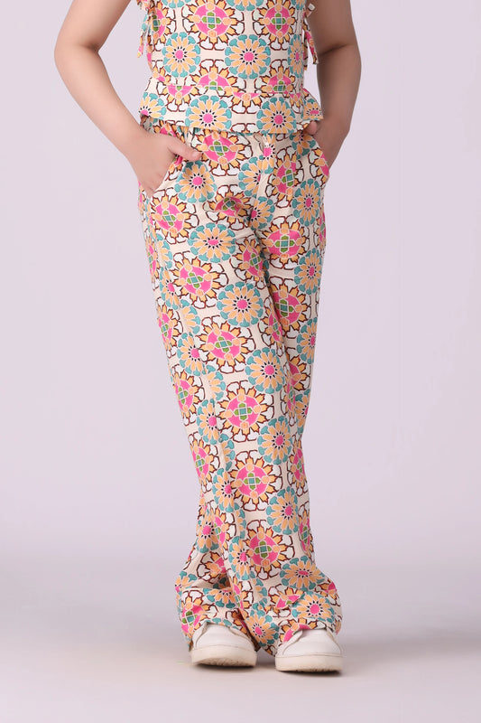 Printed Trousers Girl Trouser COUGAR (S V-1 2025)