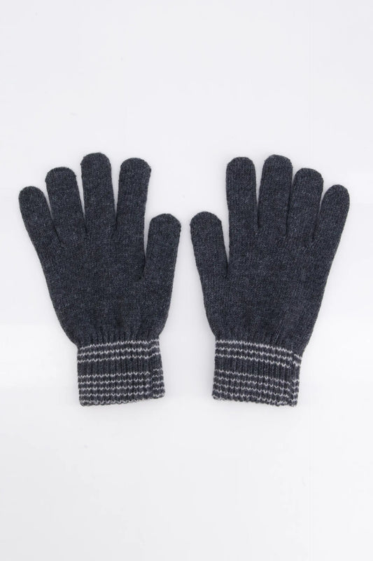 Basic Knitted Gloves Men Glove Winter 2024 Knit Story COUGAR C ( Winter 2024) FSZ Charcoal