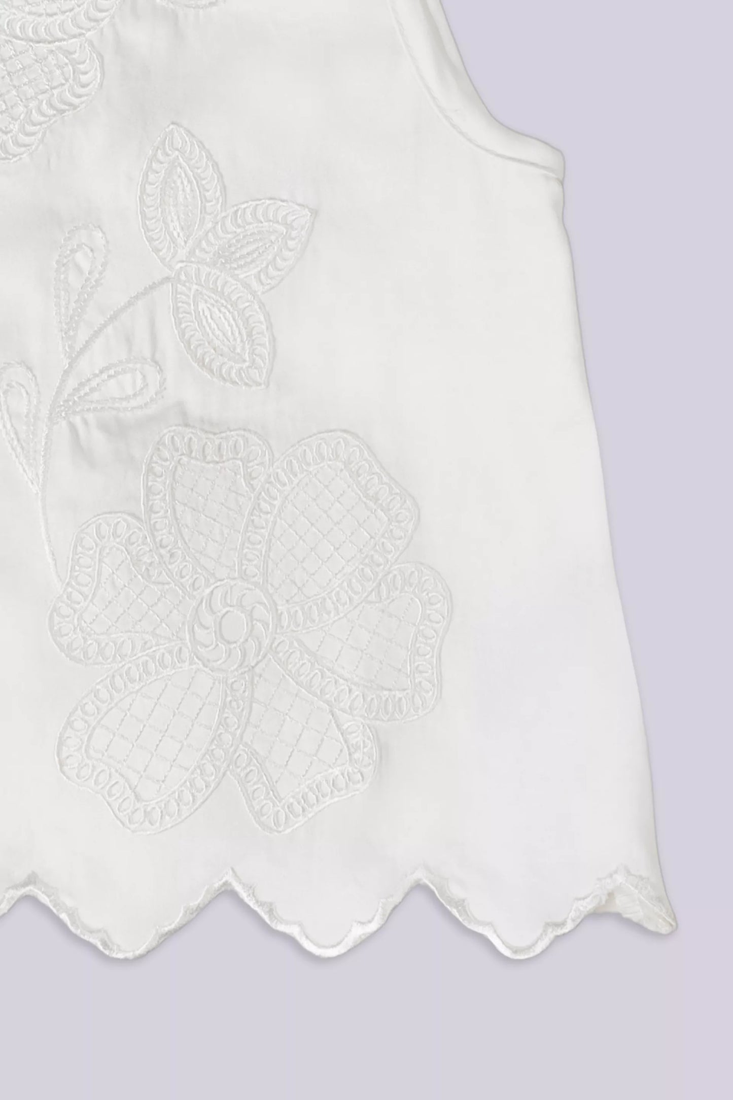 Sleeveless Embroidered Top Girl Embroided Top COUGAR (S V-1 2025)