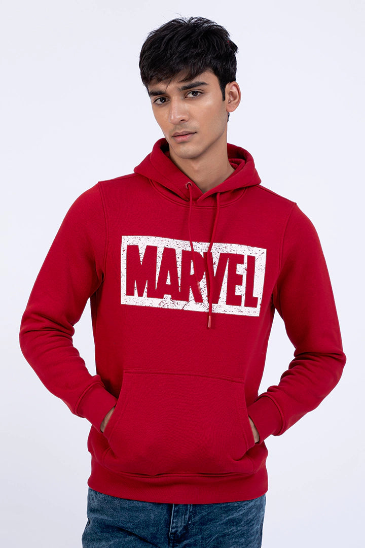 Marvel red hoodie sale