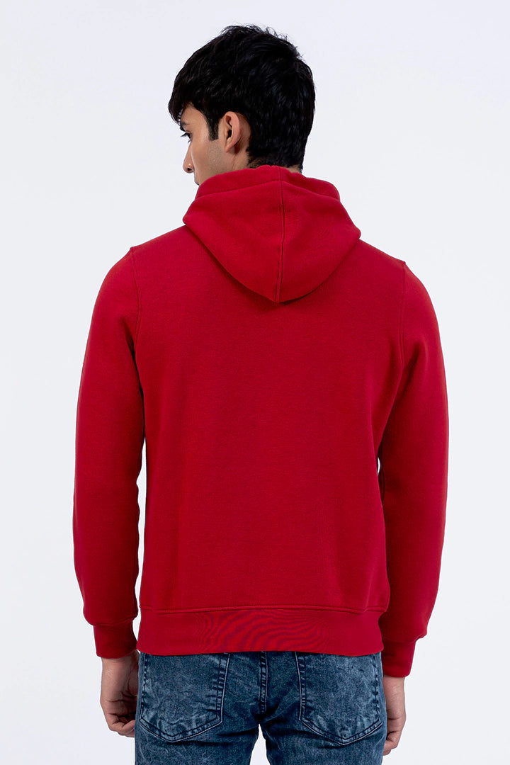 Red Graphic Hoodie - Cougar Clothing