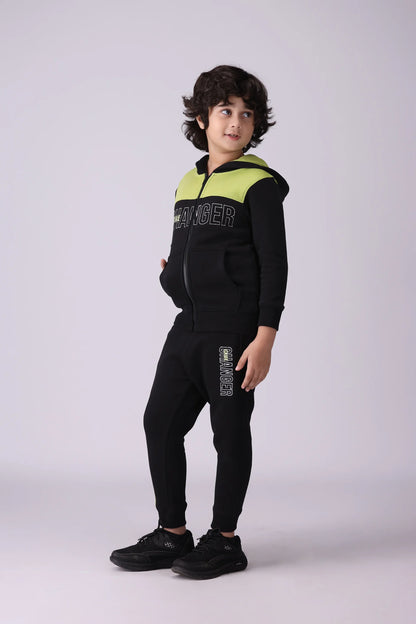 Color Block Zipper Hoodie Boy Hood Winter 2024 COUGAR- (Boy Junior Winter 2024)   