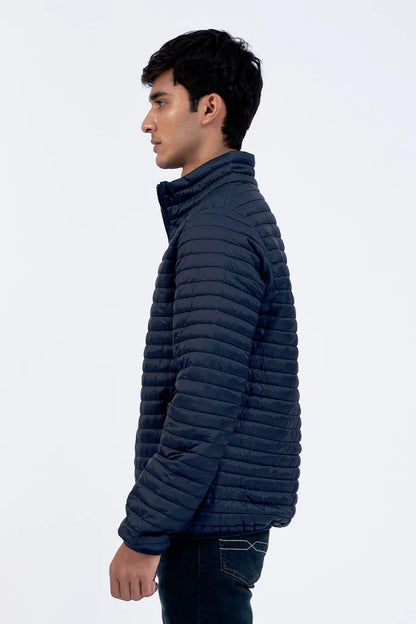 Navy Blue Quilted Puffer Jacket Men Jacket Winter 2023 Sportifall COUGAR   