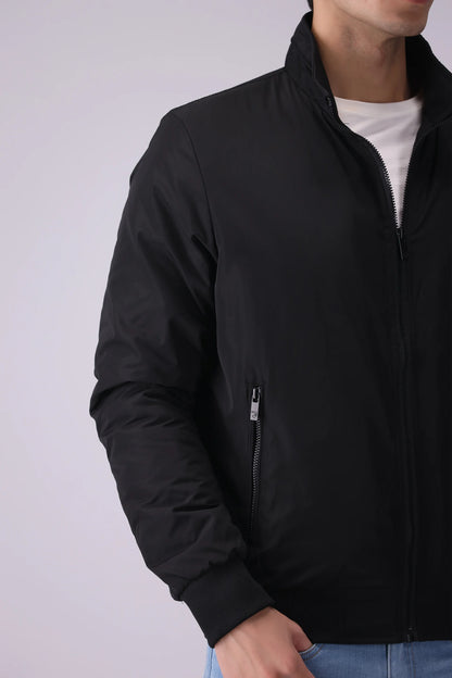 Mock Neck Parachute Jacket Men Jacket China-Winter 2024 Knit Story COUGAR- (Men Winter 2024)   