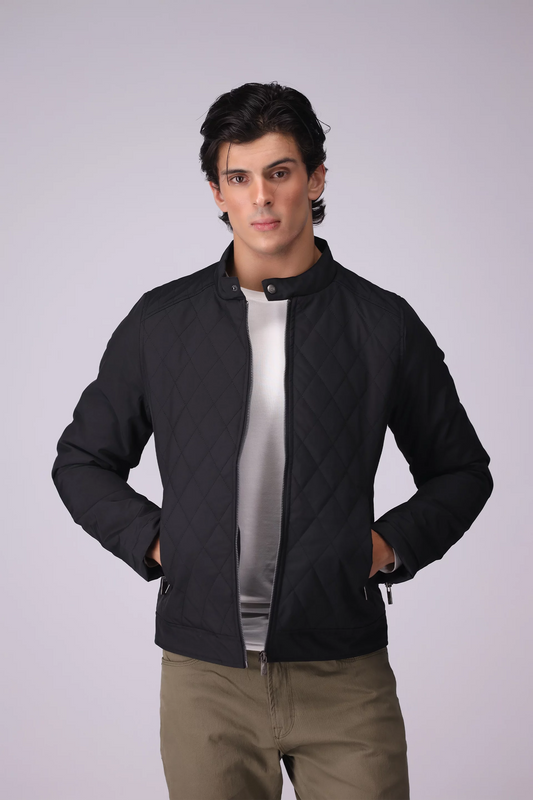 Quilted Jacket Men China-Jacket Winter 2024 Knit Story COUGAR- (Men Winter 2024) M Black Men