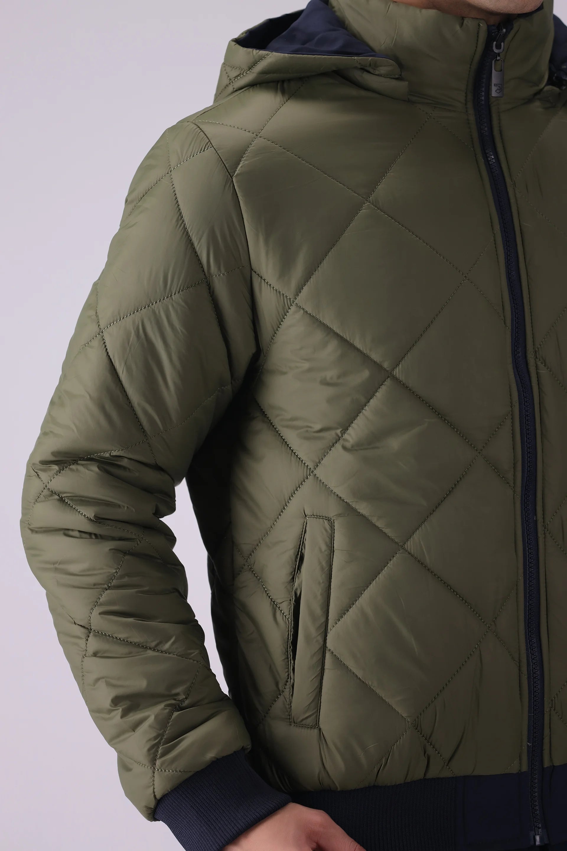 Double Sided Quilted Jacket Men Jacket China-Winter 2024 Knit Story COUGAR- (Men Winter 2024)   