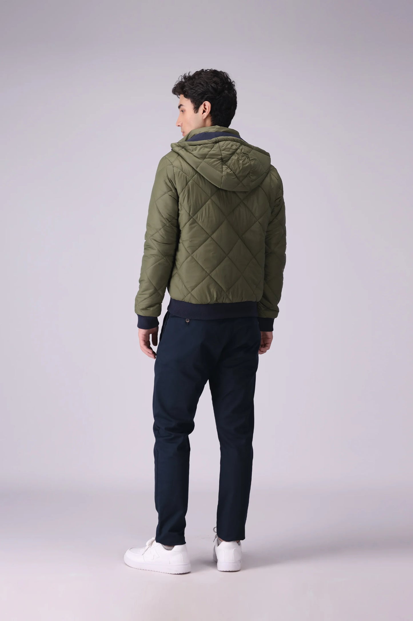 Double Sided Quilted Jacket Men Jacket China-Winter 2024 Knit Story COUGAR- (Men Winter 2024)   