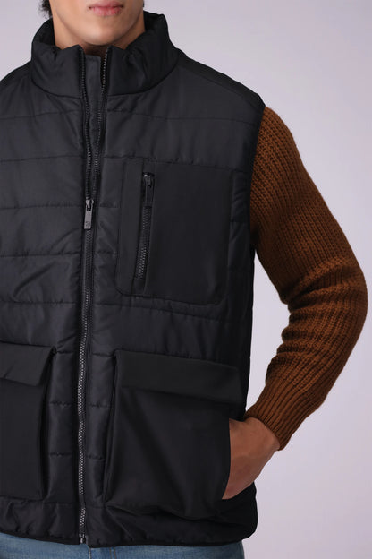 Ripstop Gilet Men Jacket Winter 2024 Knit Story COUGAR- (Men Winter 2024)   