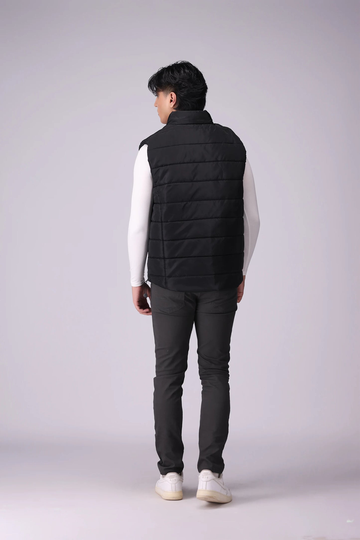 Puffer Gilet With Zipper Pockets Men Jacket Winter 2024 Knit Story COUGAR- (Men Winter 2024)   