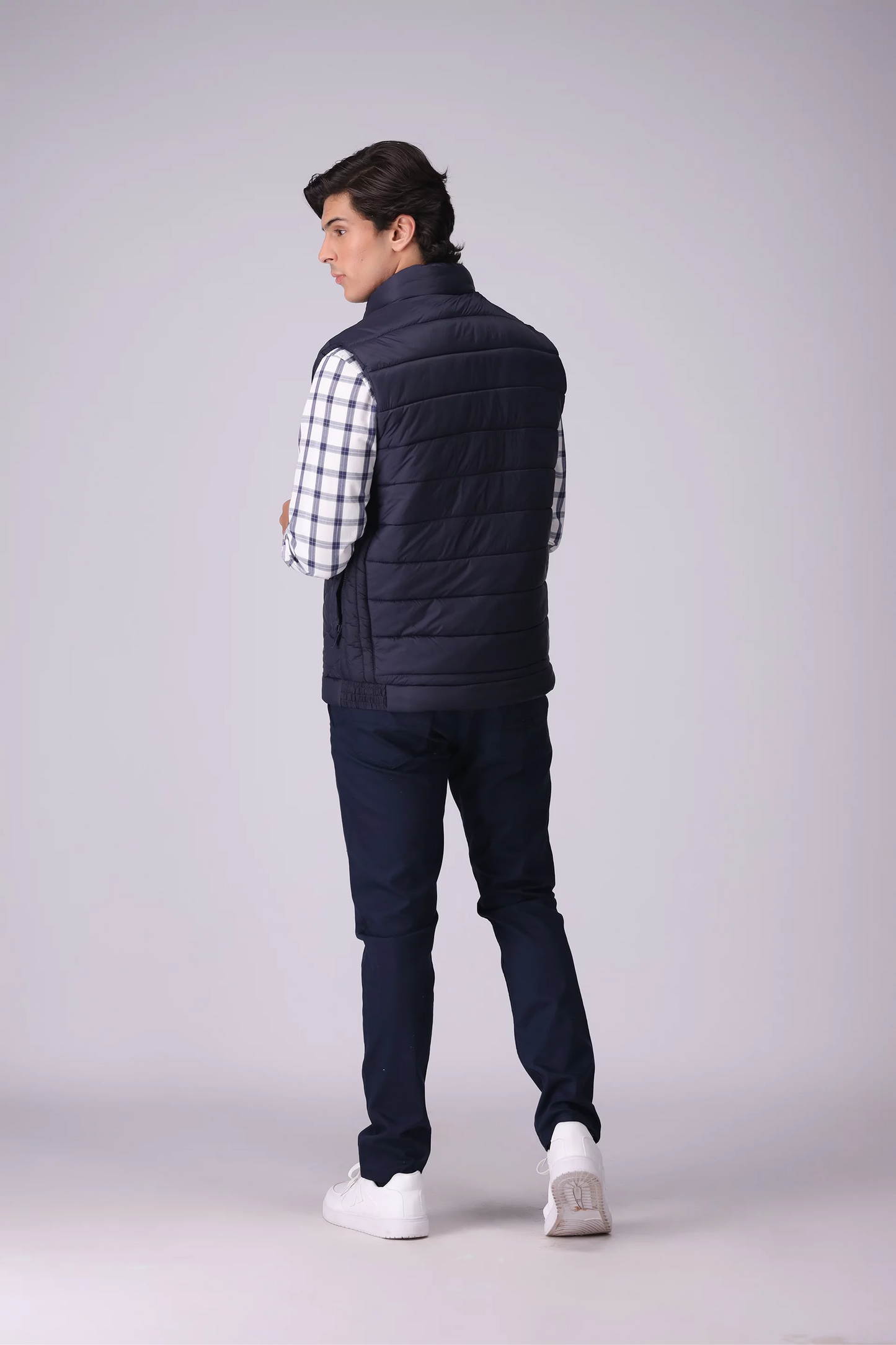 Quilted Gilet Men Jacket Winter 2024 Knit Story COUGAR- (Men Winter 2024)   