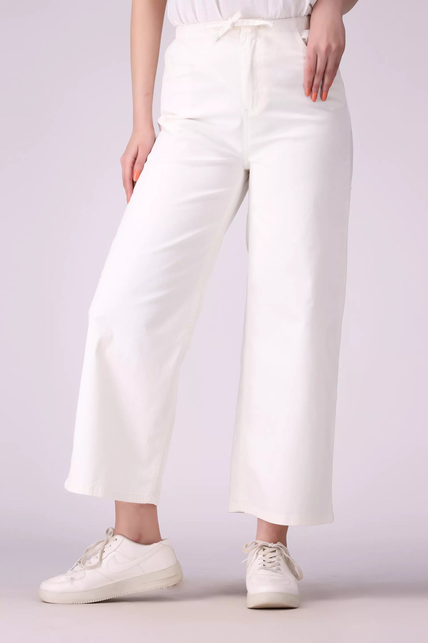 Wide Leg Pull On Jeans Women Jean COUGAR (S V-1 2025) 26 White Women