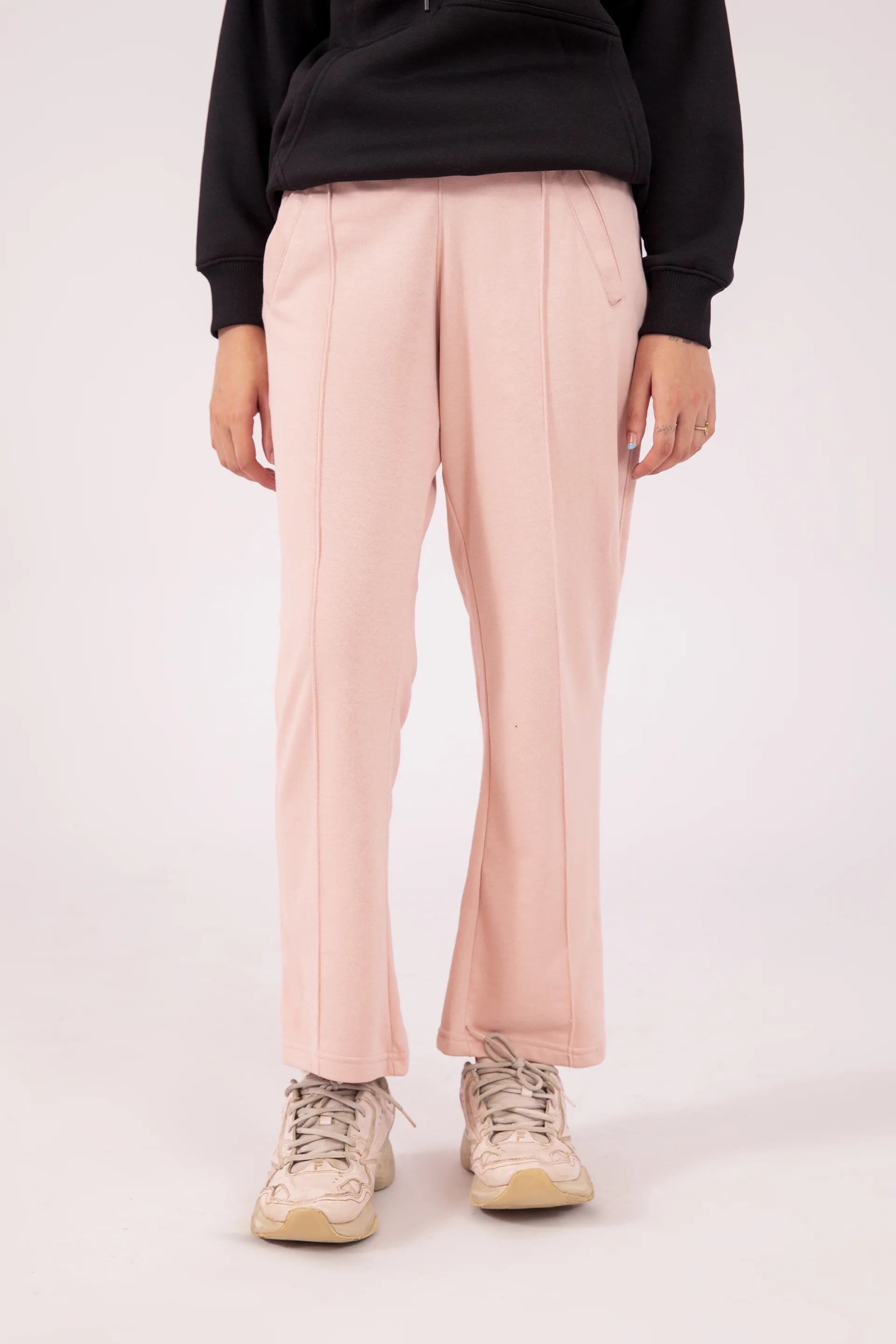 Pleated Trousers Women Trouser Fall 2024 Core Comfort COUGAR- (Women Fall 2024) XS Pink 