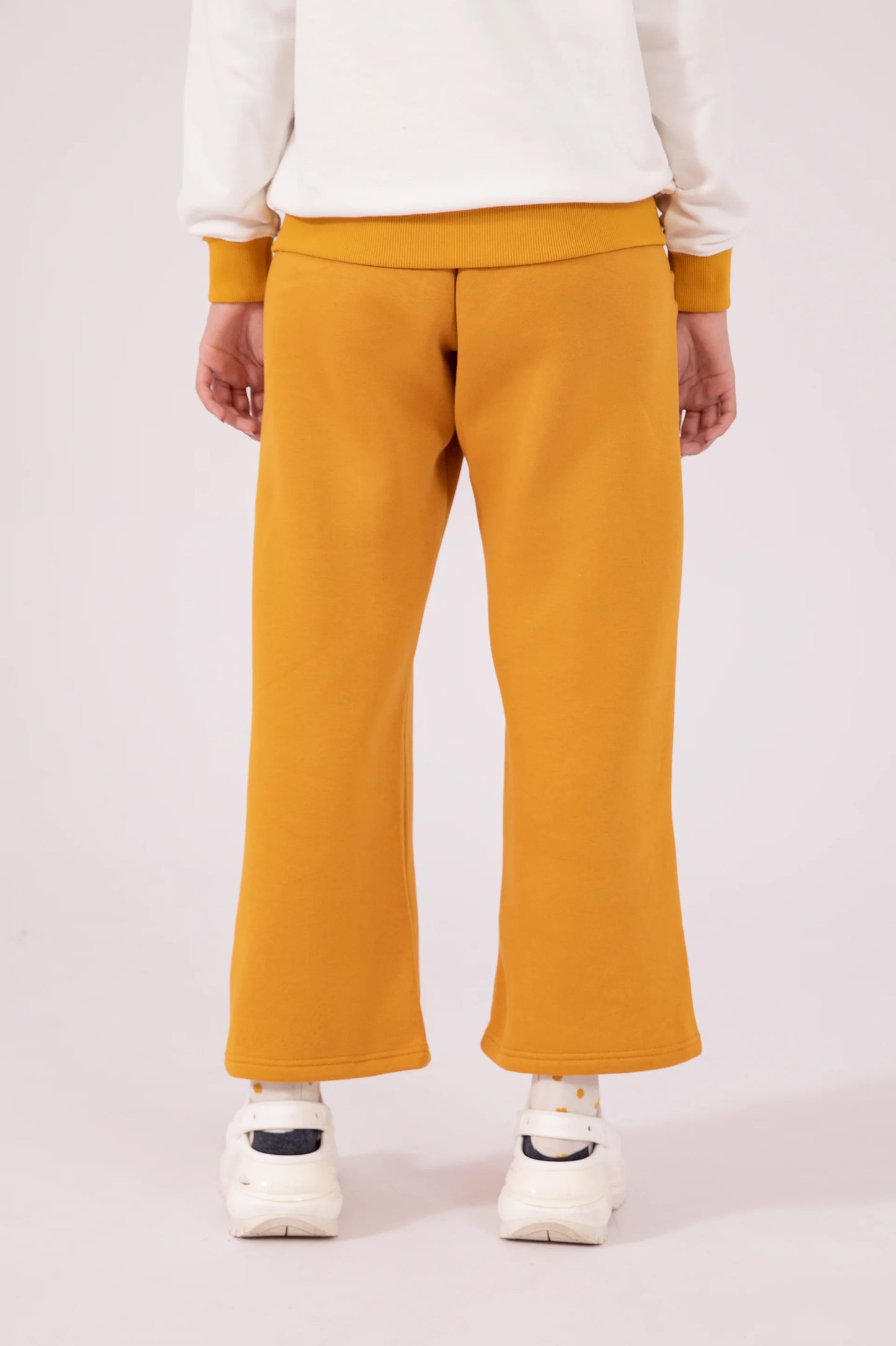 Wide Leg Fit Pleated Trousers Women Trouser Winter 2024 Knit Story COUGAR- (Women Winter 2024)   