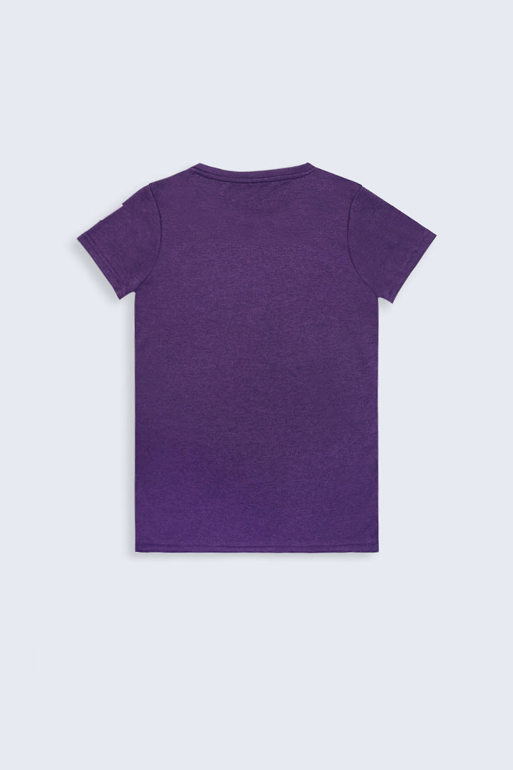 Purple Tee Women Tee Summer V-3 2024 BACKDROP COUGAR- (Women V3 2024)   