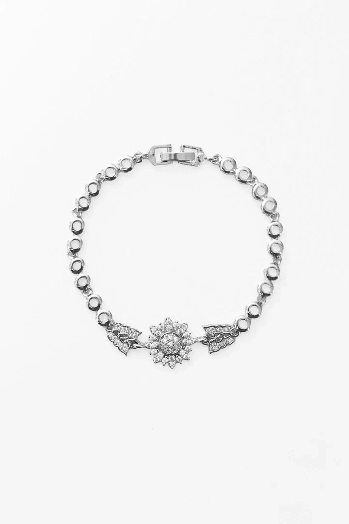 Silver Floral Bracelet Women Bracelets Winter 2023 Sportifall COUGAR C   