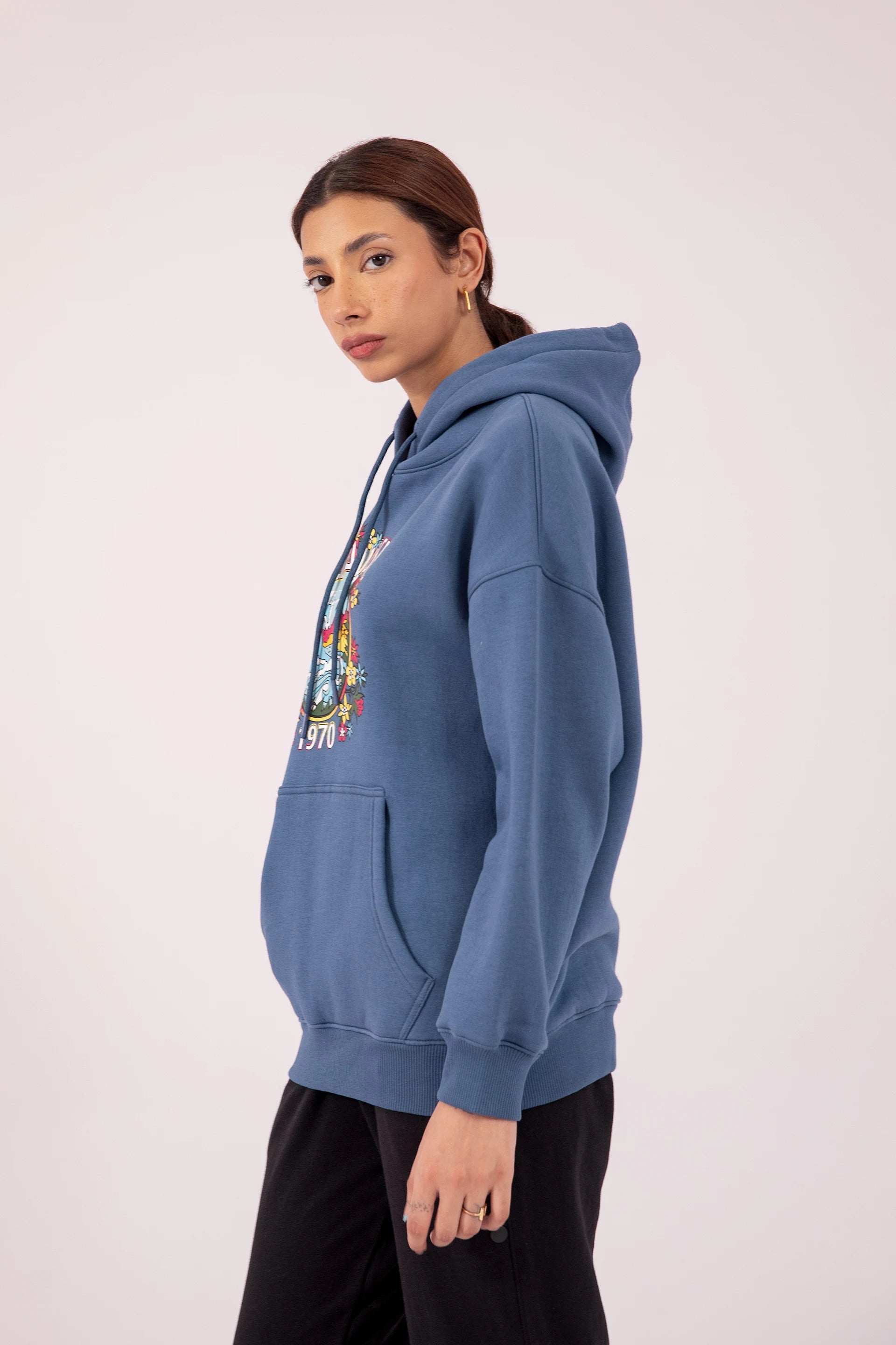 PARADISE Graphic Hoodie Women Hood Winter 2024 Knit Story COUGAR- (Women Winter 2024)   