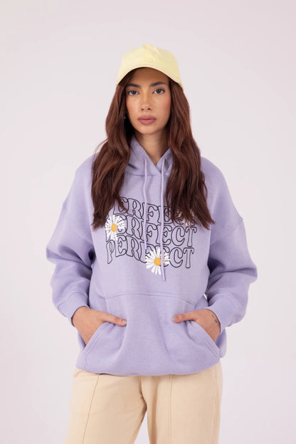 PERFECT Graphic Hoodie Women Hood Winter 2024 Knit Story COUGAR- (Women Winter 2024) XS Purple 