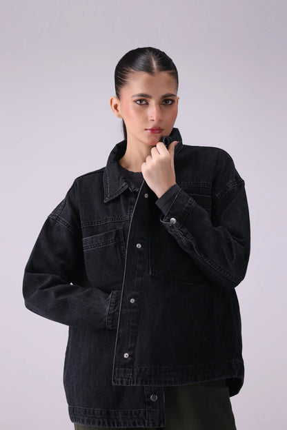 Denim Button Down Jacket Women Jacket Winter 2024 COUGAR- (Women Winter 2024)   