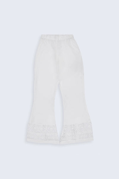 Bell Bottom Embroidered Trousers