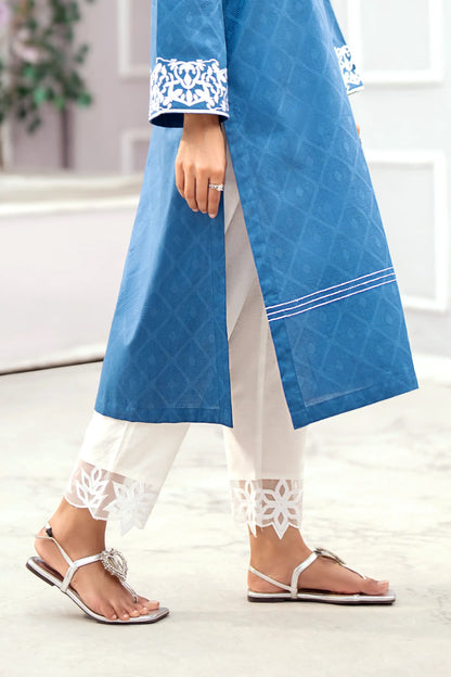 Embroidered Tapered Shalwar Women Trouser Summer V-2 2024 GULKARI COUGAR   