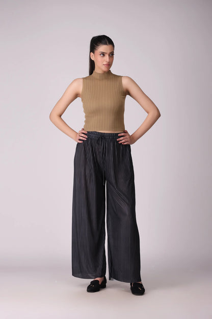 Crushed Silk Pants