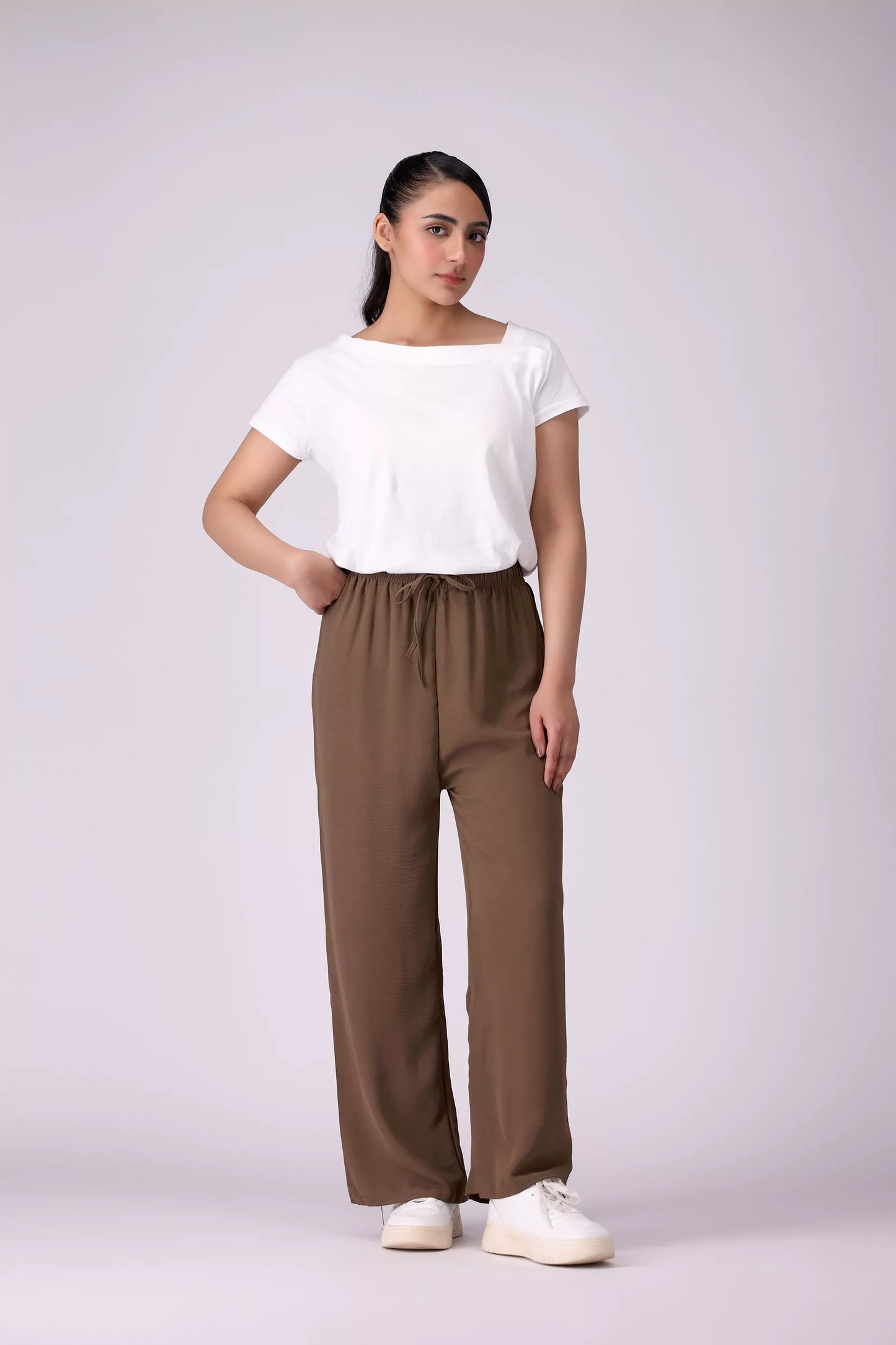 Drawcord Culottes Women Trouser COUGAR (S V-1 2025)