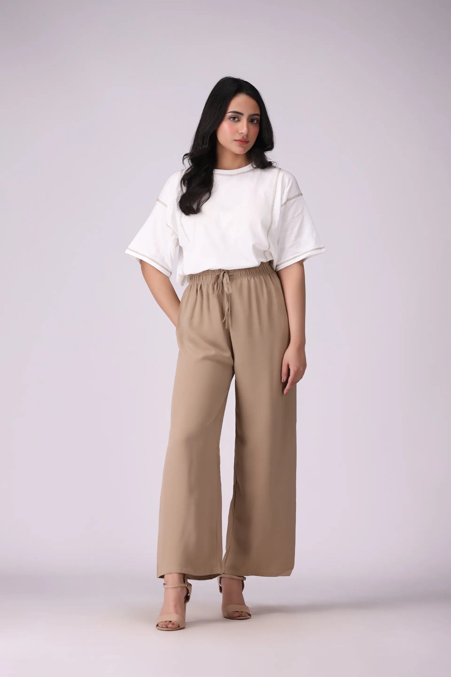 Drawcord Culottes Women Trouser COUGAR (S V-1 2025)