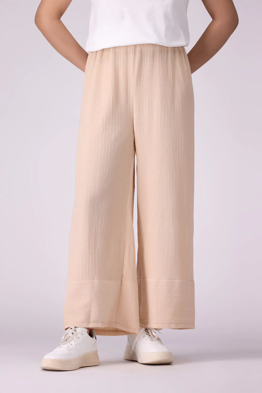 Textured Culottes Women Trouser COUGAR (S V-1 2025)