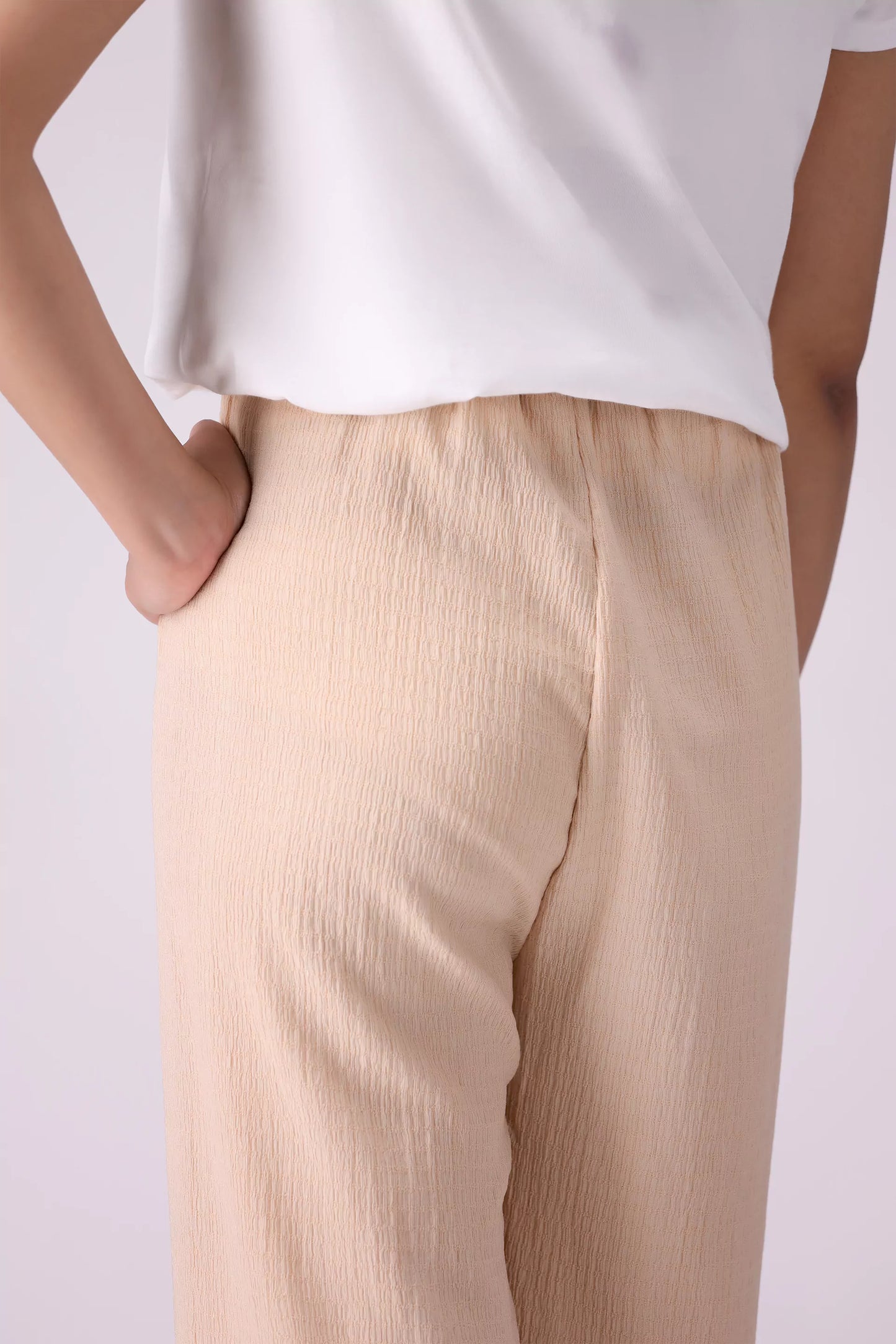 Textured Culottes Women Trouser COUGAR (S V-1 2025)