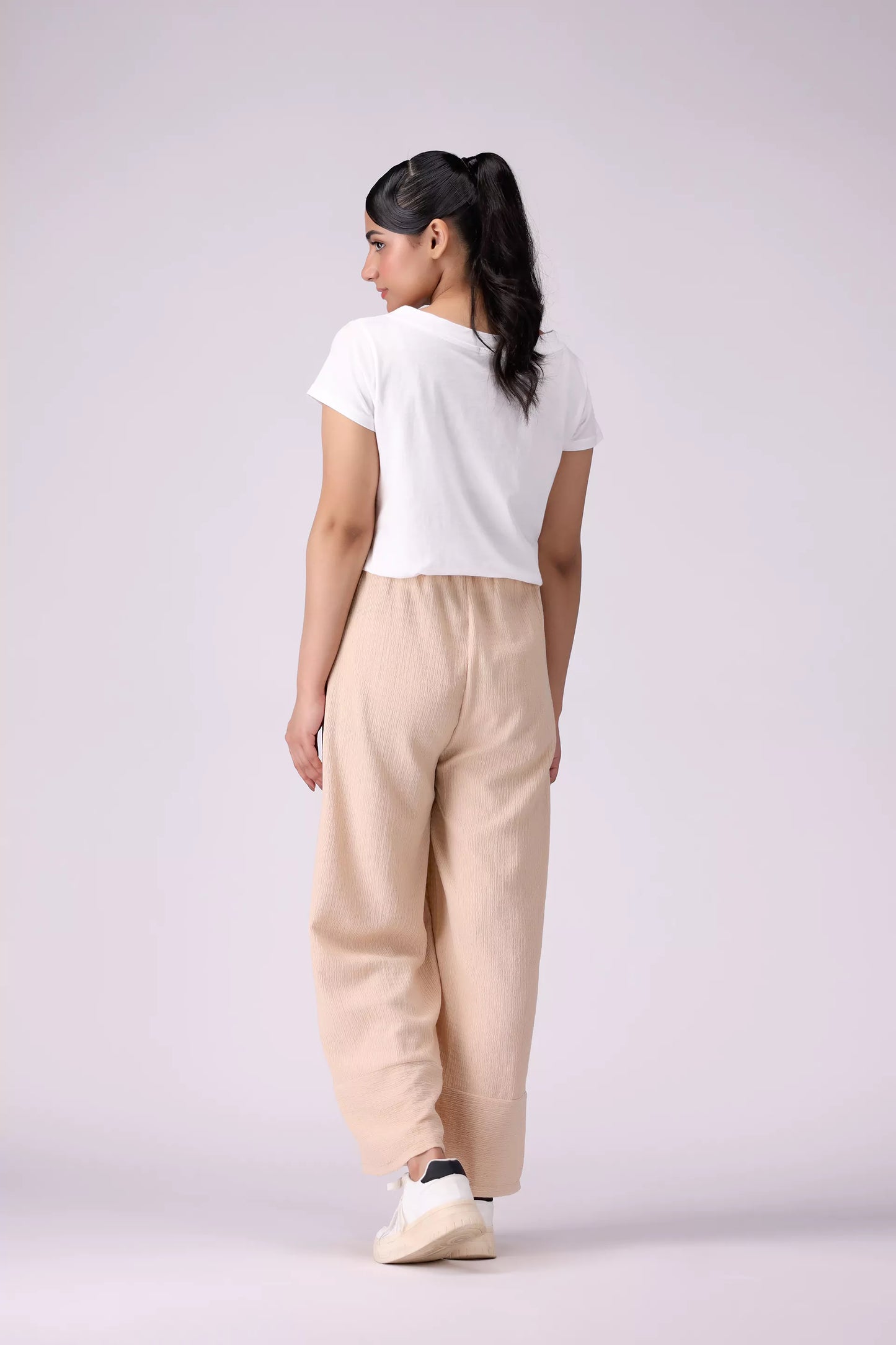 Textured Culottes Women Trouser COUGAR (S V-1 2025)