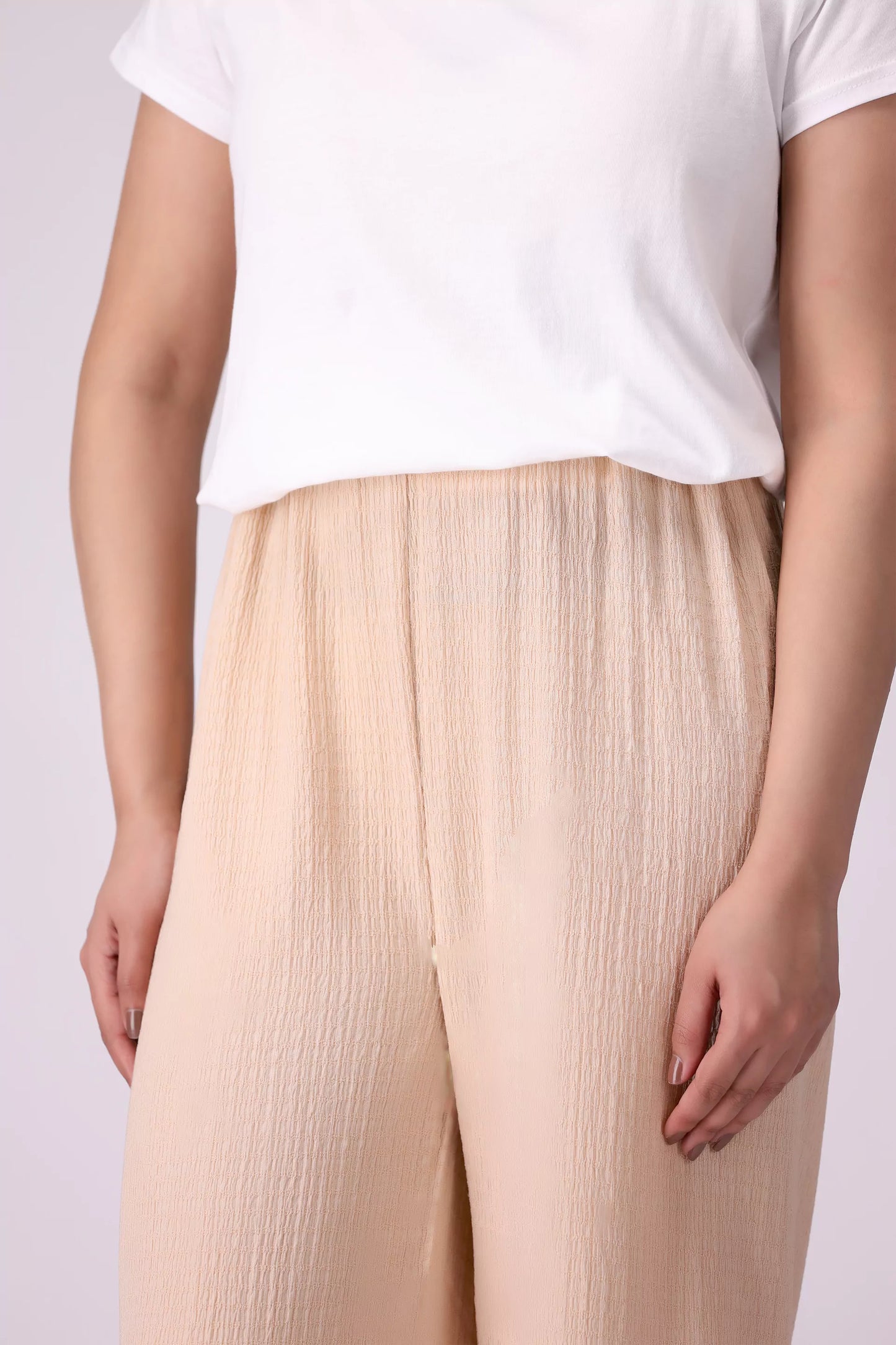 Textured Culottes Women Trouser COUGAR (S V-1 2025)