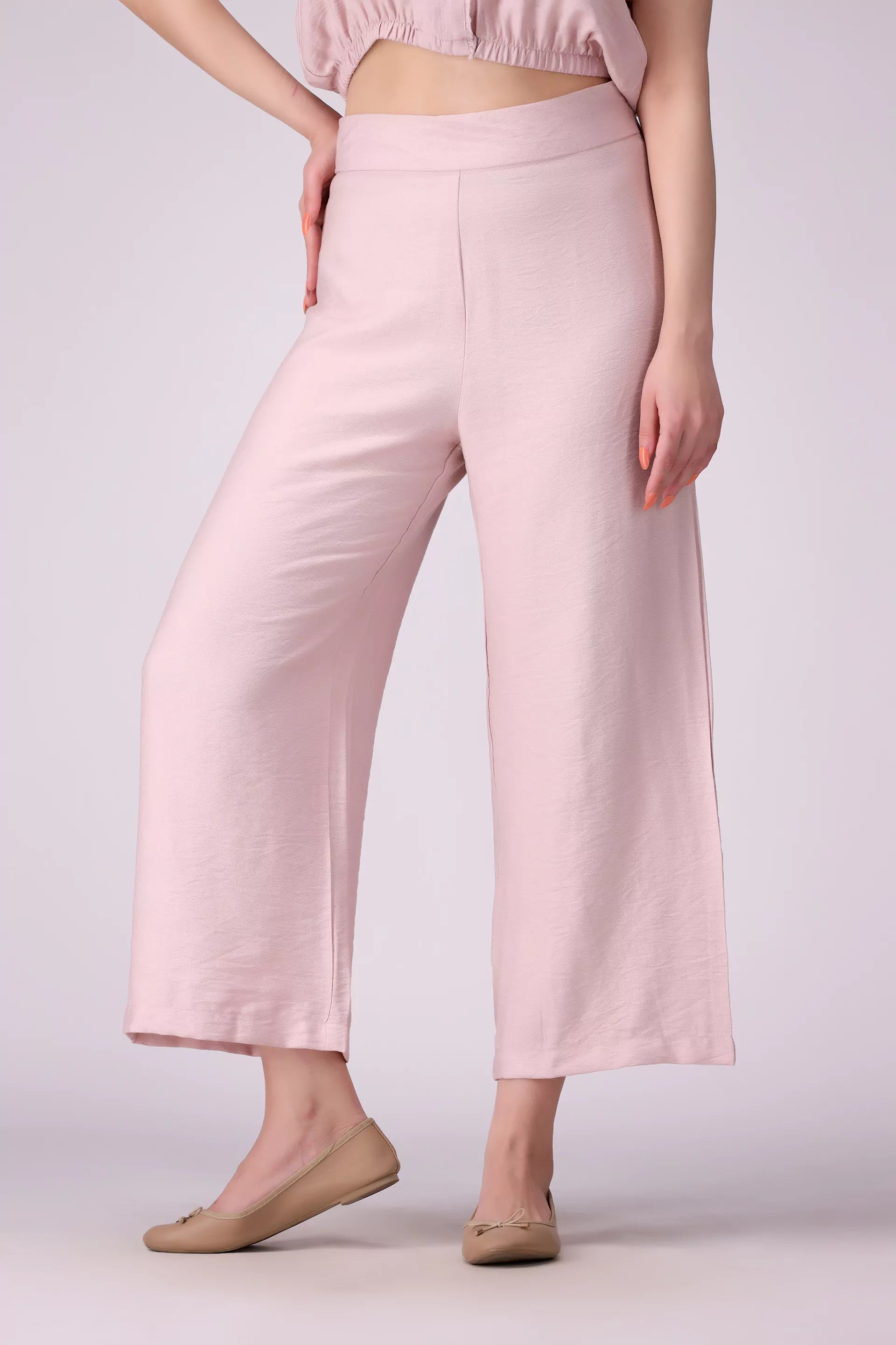 Basic Culottes Women Trouser COUGAR (S V-1 2025) XS Peach Women