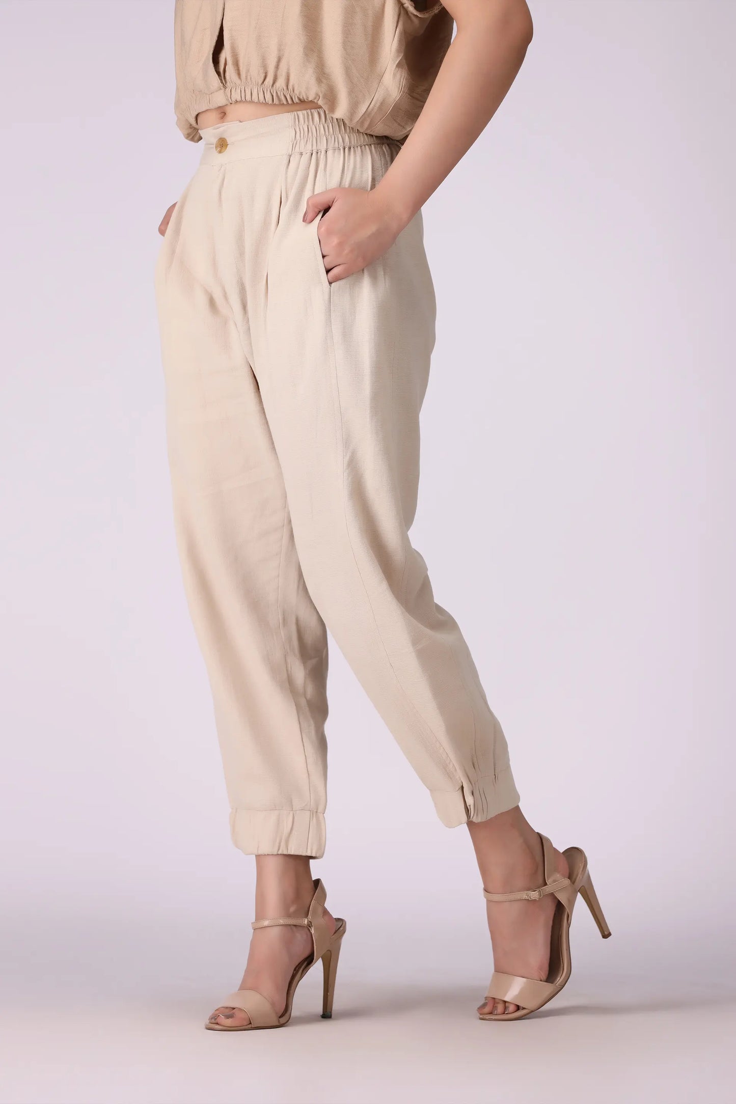 Linen Jogger Trouser Women Trouser COUGAR (S V-1 2025)