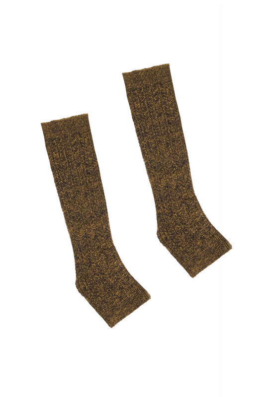 Vertical Knit Leg Warmers Leg Warmer Winter 2024 Knit Story COUGAR C (Winter 2024) FSZ Mustard