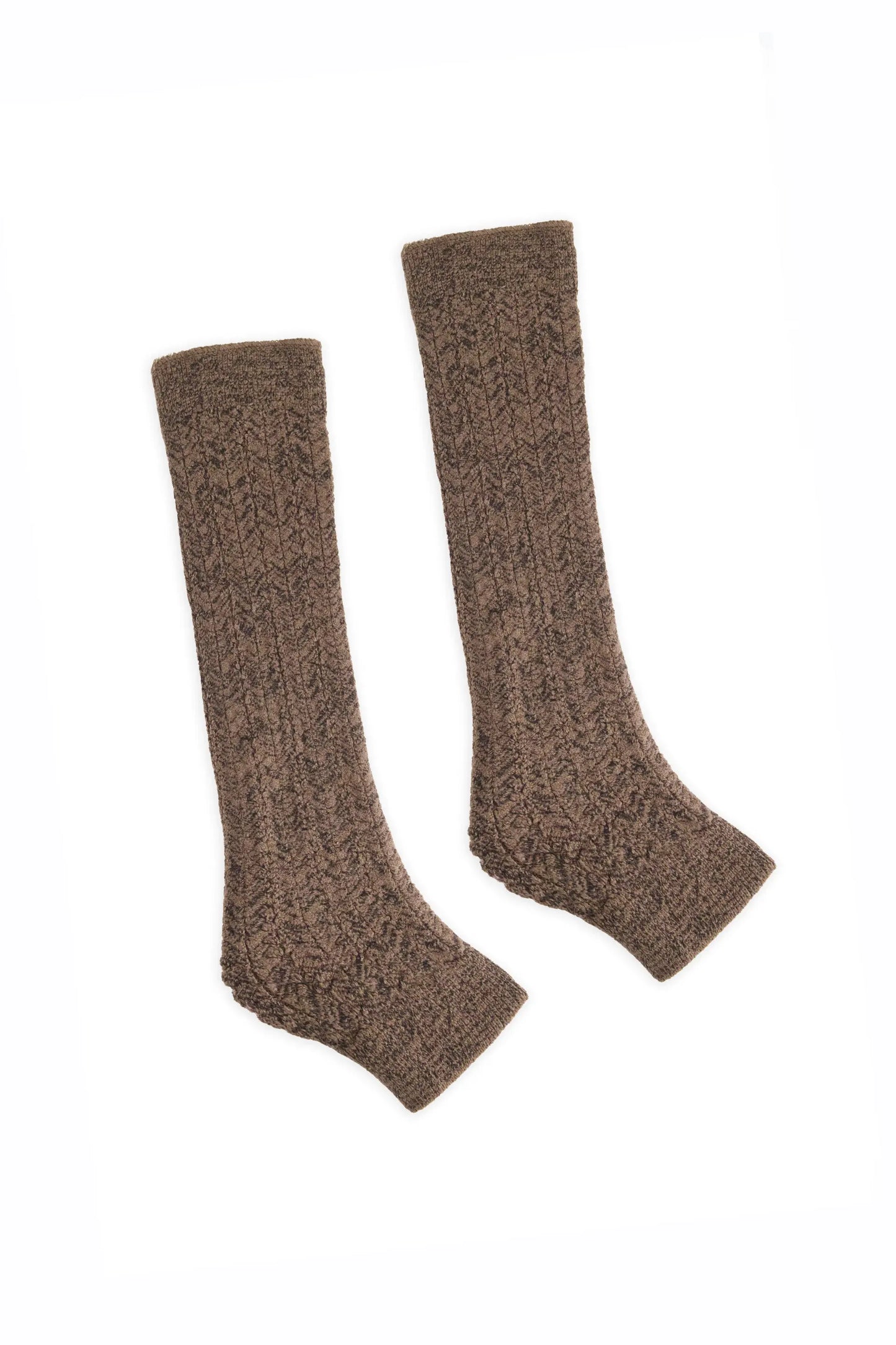 Rib Knit Leg Warmers Leg Warmer Winter 2024 Knit Story COUGAR C (Winter 2024) FSZ Brown