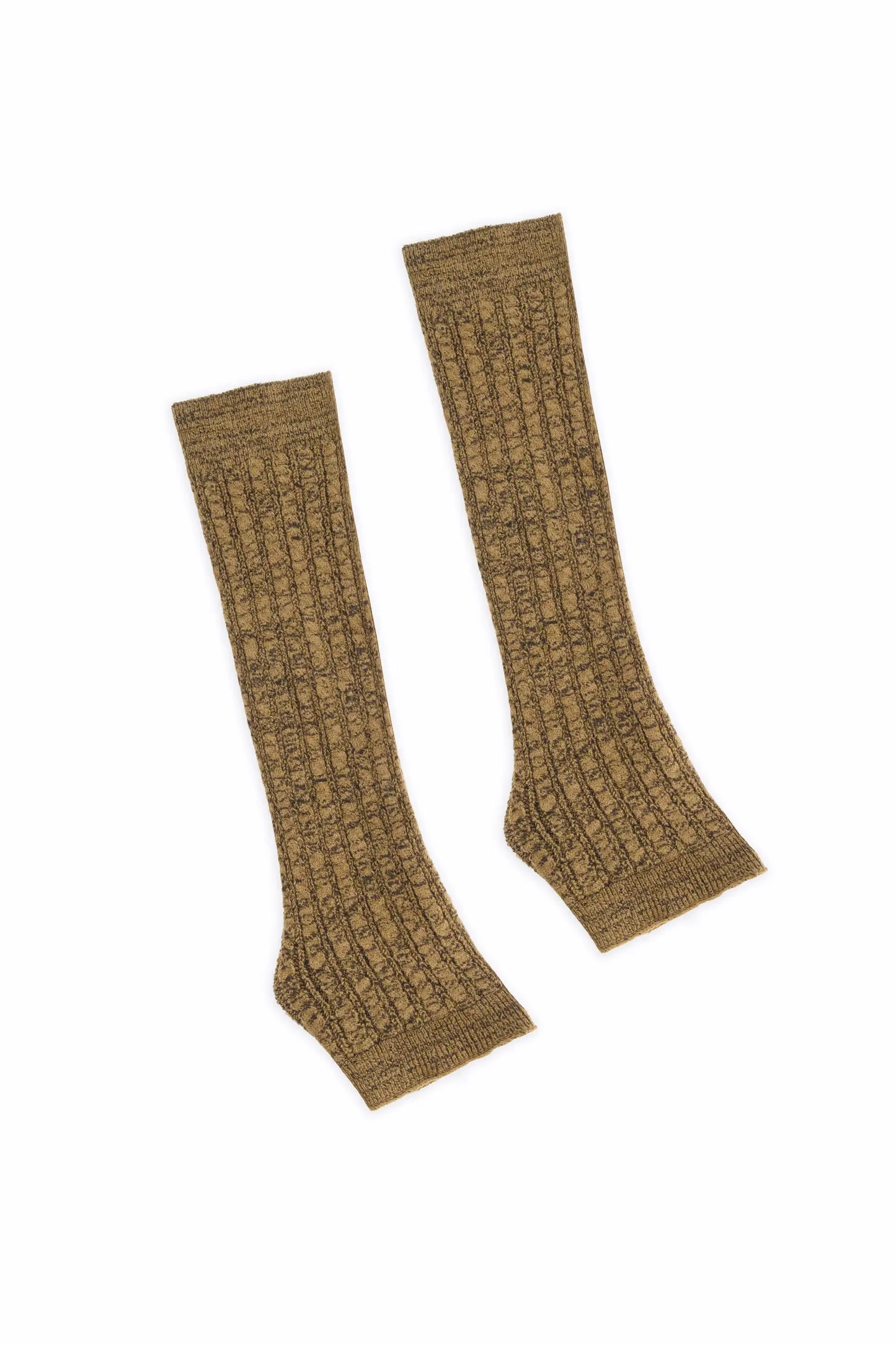 Cable Knit Leg Warmers Leg Warmer Winter 2024 Knit Story COUGAR C (Winter 2024) FSZ Brown