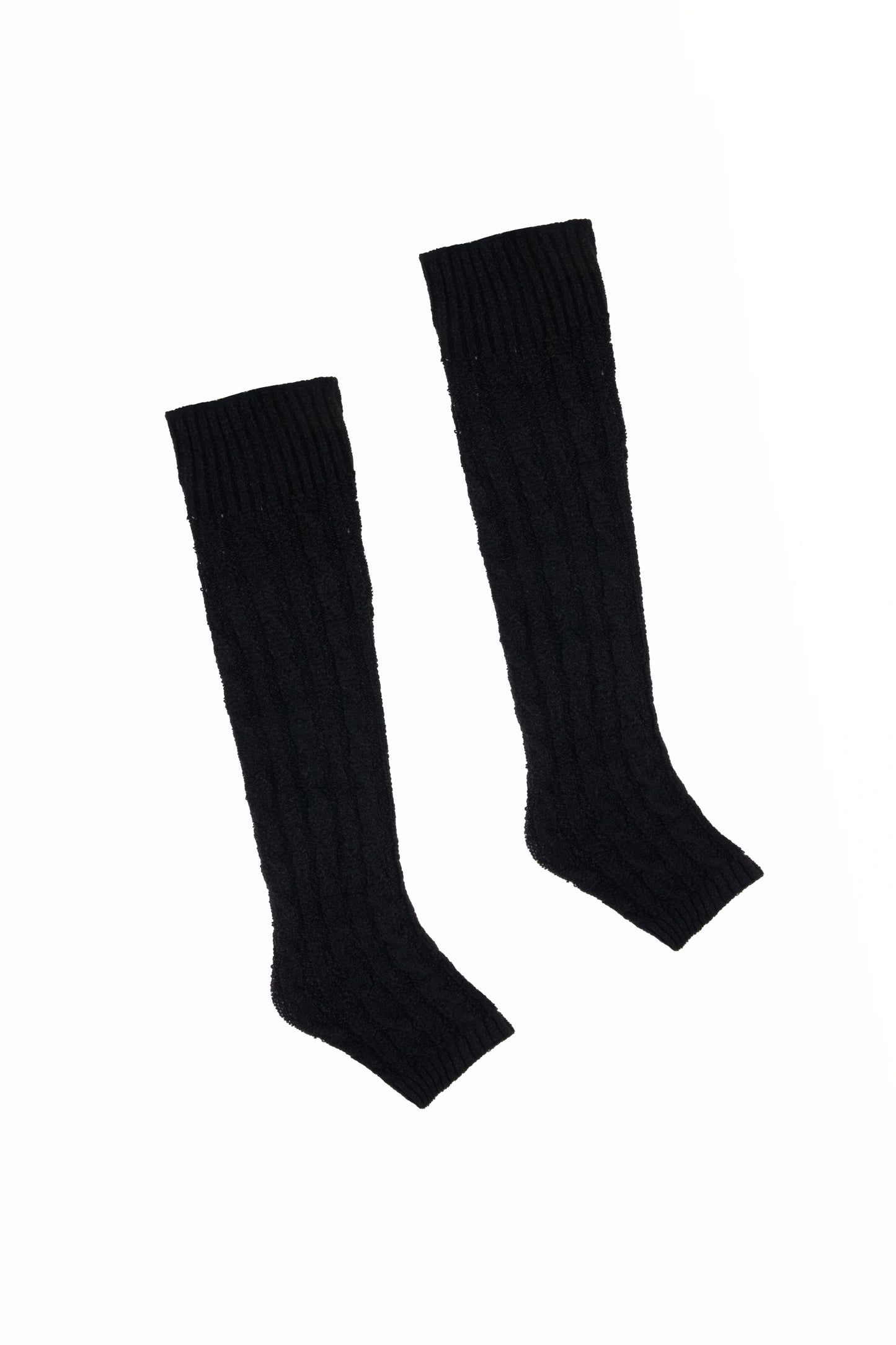 Vertical Knit Leg Warmers Leg Warmer Winter 2024 Knit Story COUGAR C (Winter 2024) FSZ Black