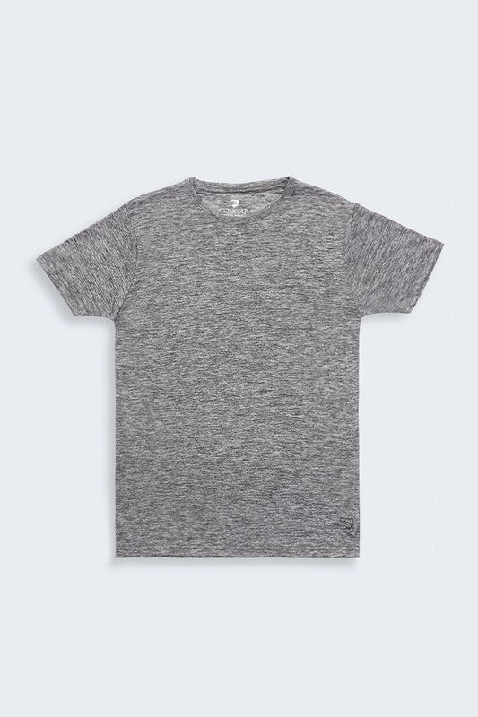 Mélange T-Shirt Men Actiwear Tee Fall 2024 COUGAR- (Men Fall 2024) S Grey 