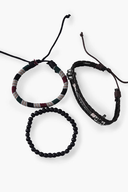 Bracelets- Set of 3 Men Bracelets Fall-2024 COUGAR C (Fall 2024)   